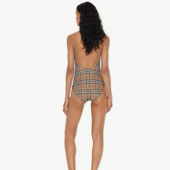 Burberry Check One Piece swimsuit MSRP $510 - Picture 11 of 17